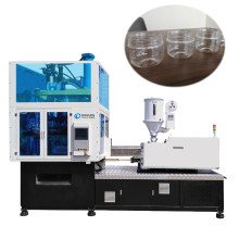 Guaranteed quality proper price popular product wide neck small jars clear container injection stretch blow molding machine